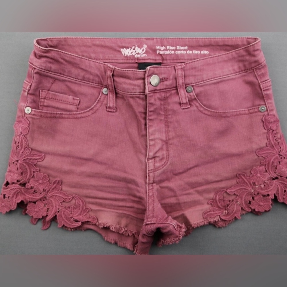 Mossimo Purple High Rise Shorts
